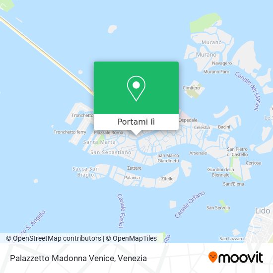 Mappa Palazzetto Madonna Venice