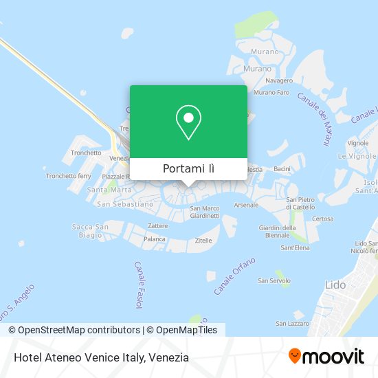Mappa Hotel Ateneo Venice Italy