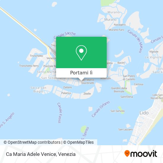 Mappa Ca Maria Adele Venice