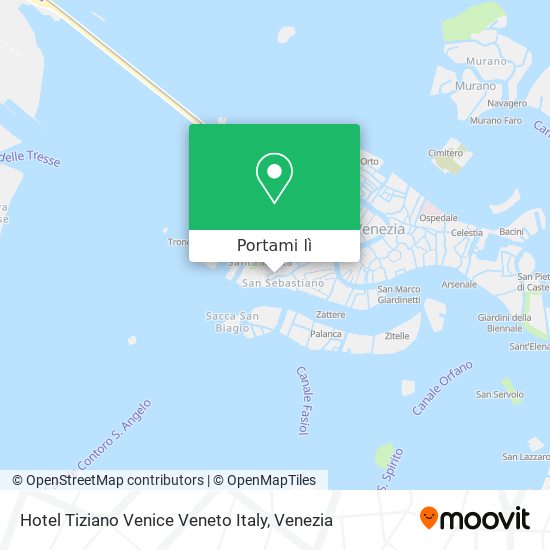 Mappa Hotel Tiziano Venice Veneto Italy