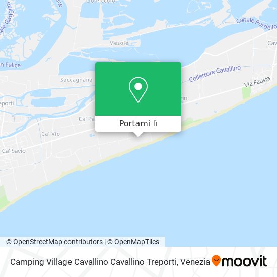 Mappa Camping Village Cavallino Cavallino Treporti