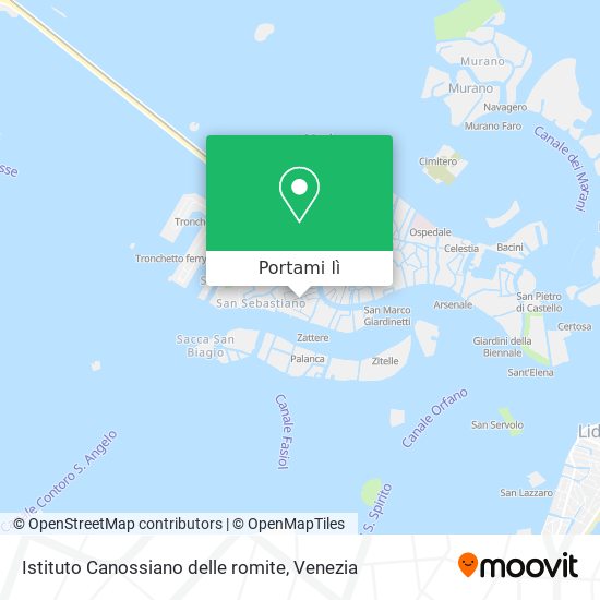 Mappa Istituto Canossiano delle romite