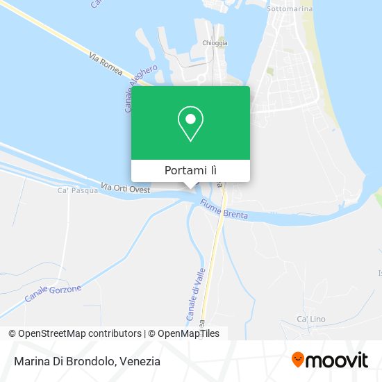 Mappa Marina Di Brondolo