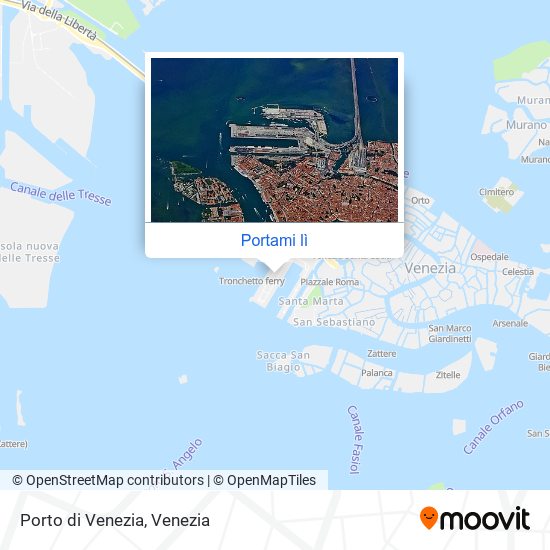 Mappa Porto di Venezia