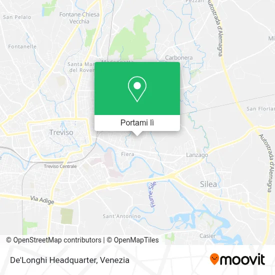 Mappa De'Longhi Headquarter