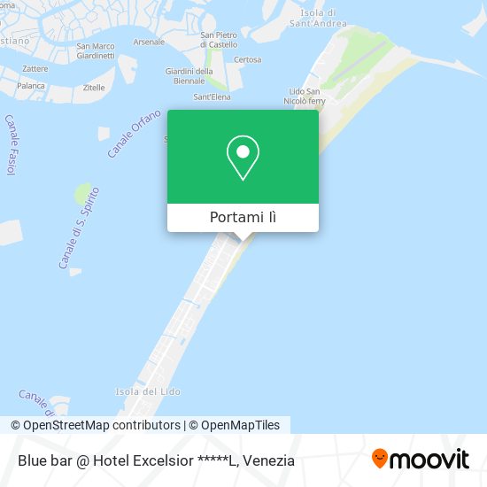 Mappa Blue bar @ Hotel Excelsior *****L