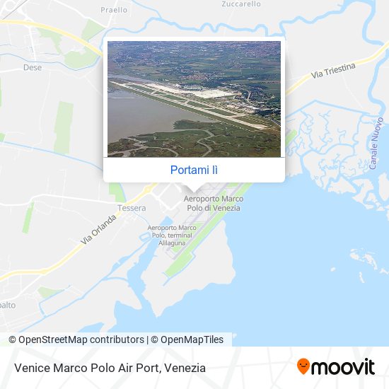 Mappa Venice Marco Polo Air Port