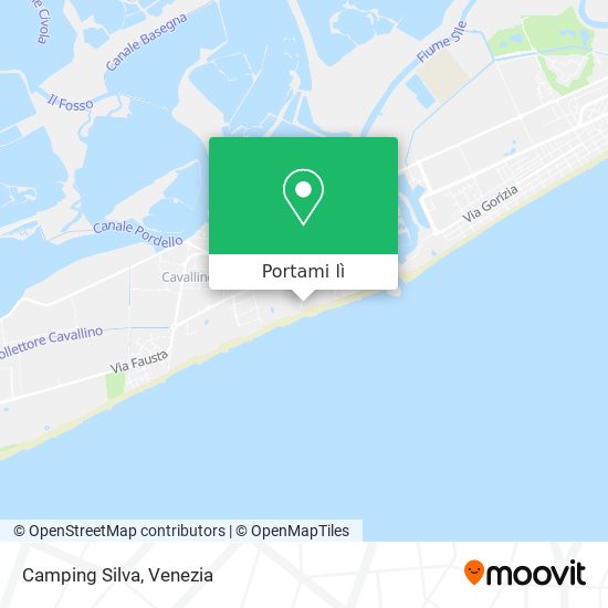 Mappa Camping Silva