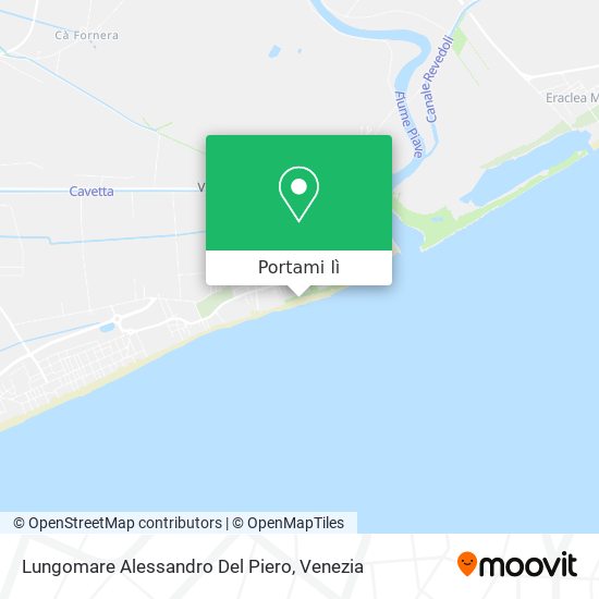 Mappa Lungomare Alessandro Del Piero