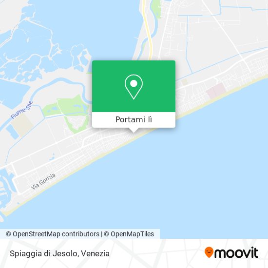 Mappa Spiaggia di Jesolo