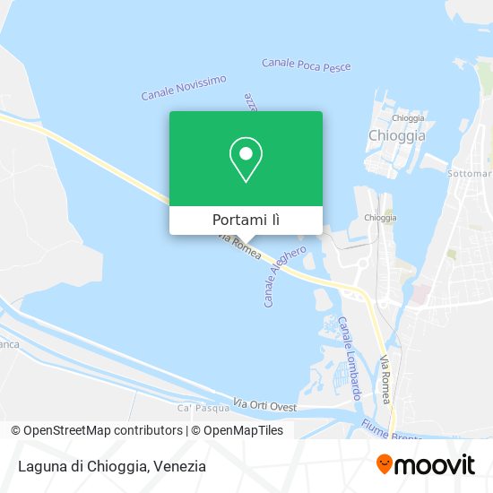 Mappa Laguna di Chioggia