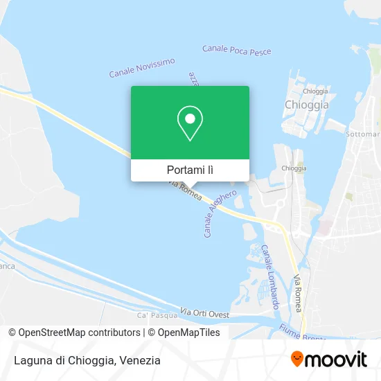 Mappa Laguna di Chioggia