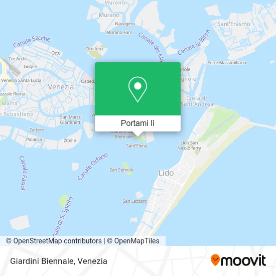 Mappa Giardini Biennale