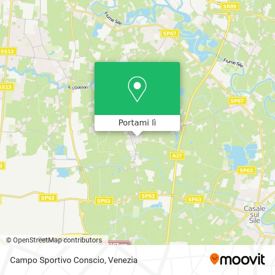 Mappa Campo Sportivo Conscio