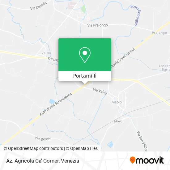 Mappa Az. Agricola Ca' Corner