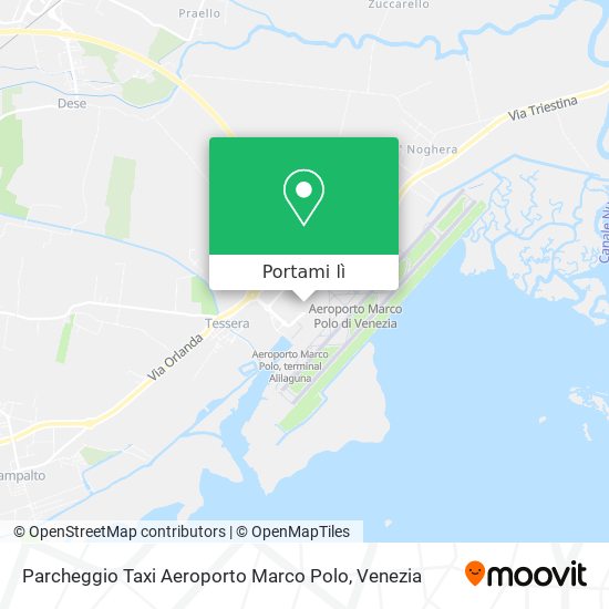 Mappa Parcheggio Taxi Aeroporto Marco Polo