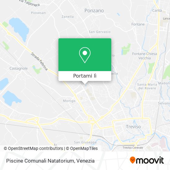 Mappa Piscine Comunali Natatorium