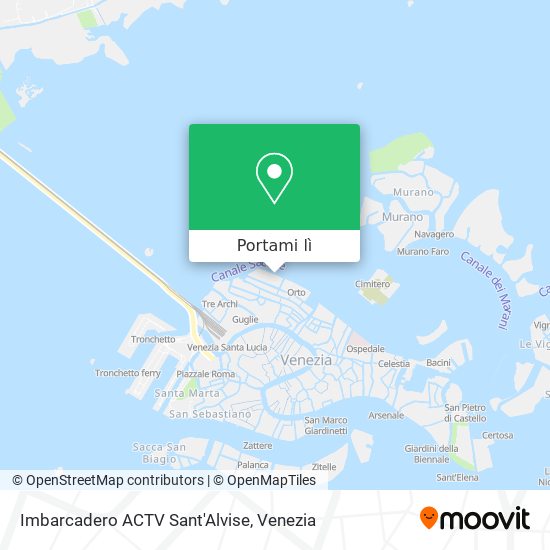 Mappa Imbarcadero ACTV Sant'Alvise