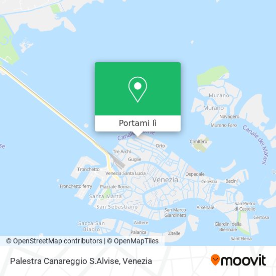 Mappa Palestra Canareggio S.Alvise