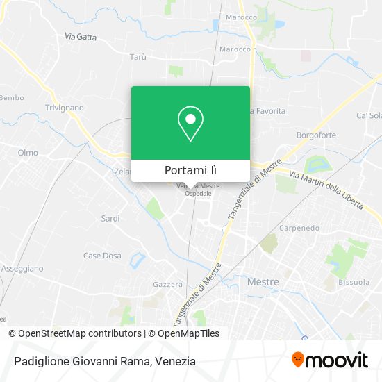 Mappa Padiglione Giovanni Rama