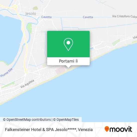 Mappa Falkensteiner Hotel & SPA Jesolo*****