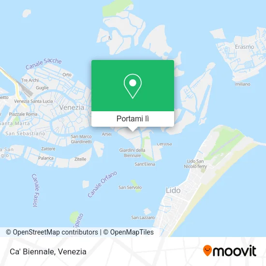 Mappa Ca' Biennale