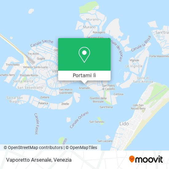 Mappa Vaporetto Arsenale