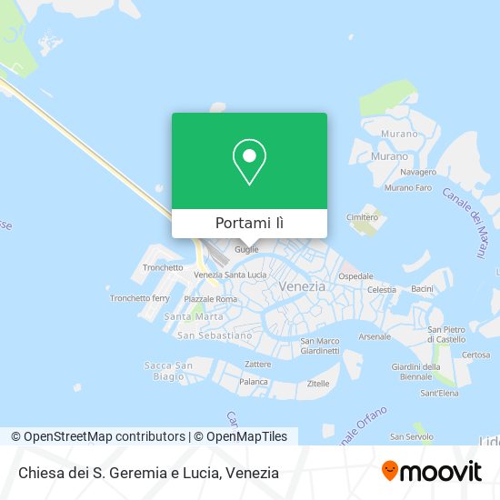 Mappa Chiesa dei S. Geremia e Lucia