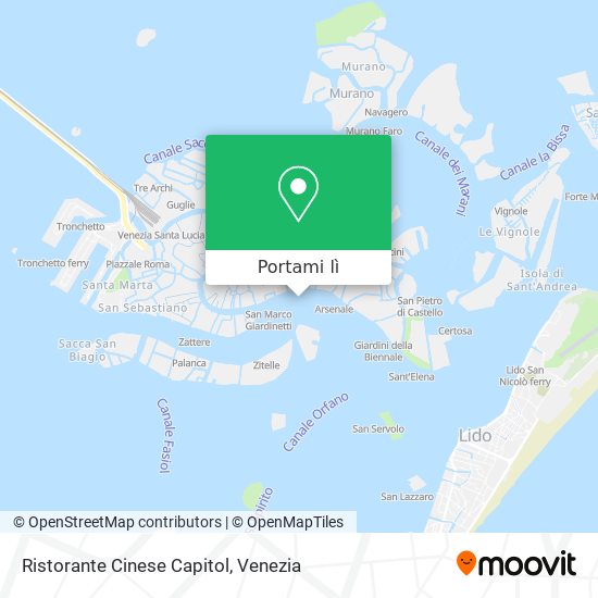 Mappa Ristorante Cinese Capitol