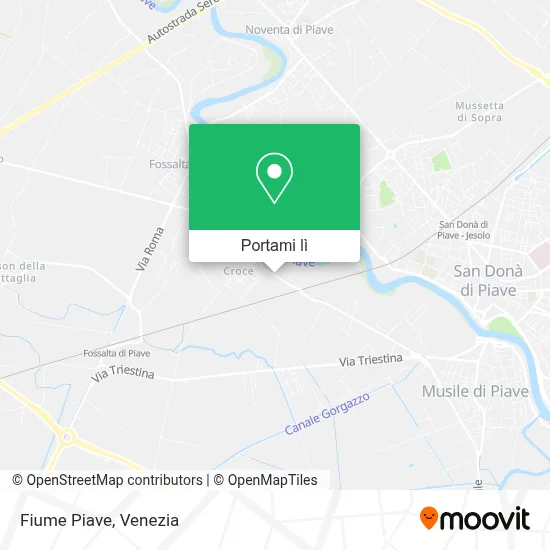 Mappa Fiume Piave