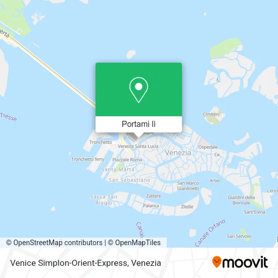 Mappa Venice Simplon-Orient-Express
