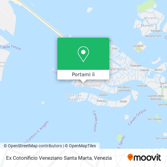 Mappa Ex Cotonificio Veneziano Santa Marta