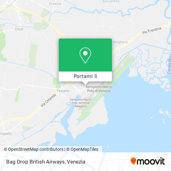 Mappa Bag Drop British Airways