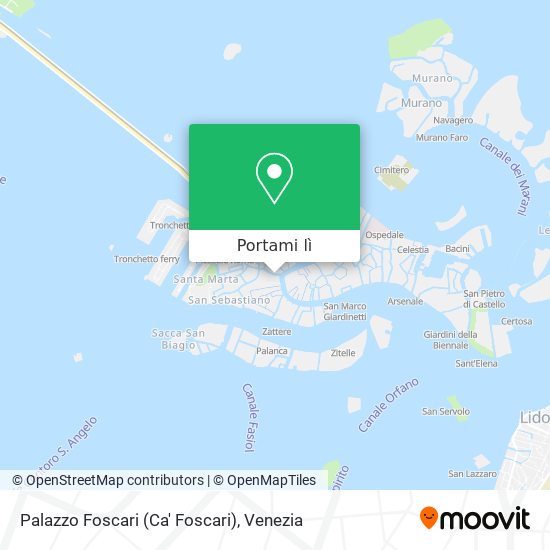 Mappa Palazzo Foscari (Ca' Foscari)