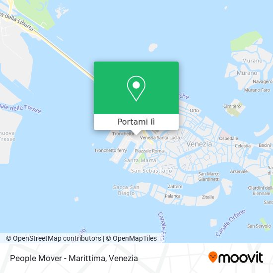 Mappa People Mover - Marittima