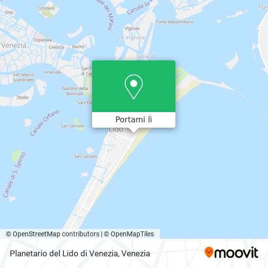 Mappa Planetario del Lido di Venezia