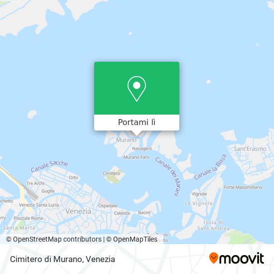 Mappa Cimitero di Murano