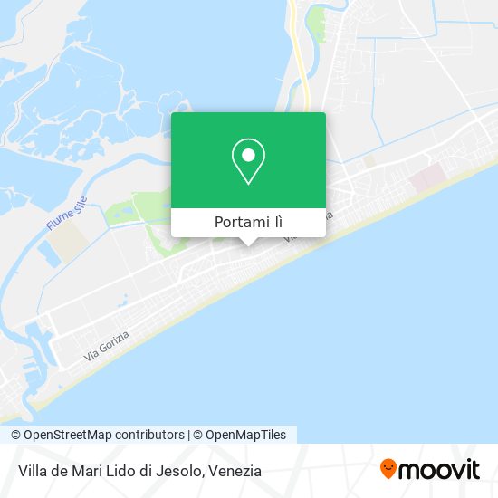 Mappa Villa de Mari Lido di Jesolo