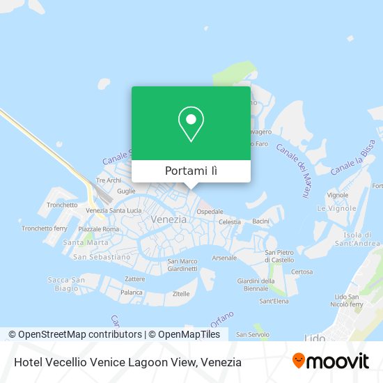 Mappa Hotel Vecellio Venice Lagoon View