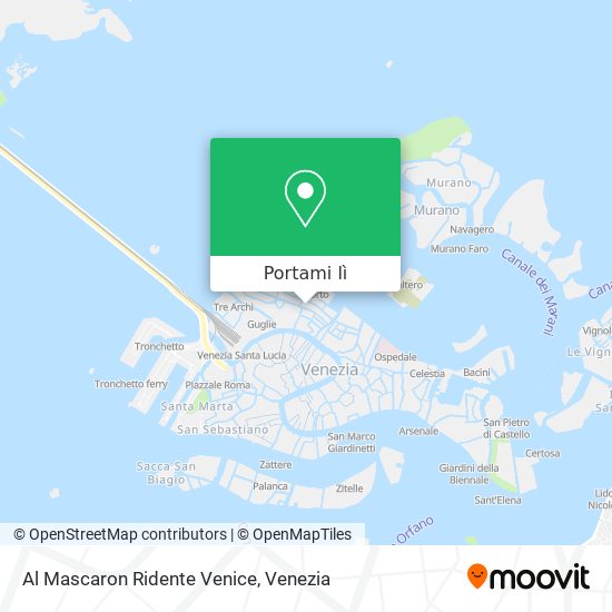 Mappa Al Mascaron Ridente Venice