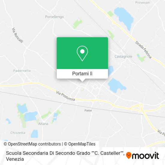 Mappa Scuola Secondaria Di Secondo Grado ""C. Casteller""