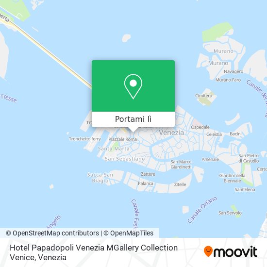 Mappa Hotel Papadopoli Venezia MGallery Collection Venice