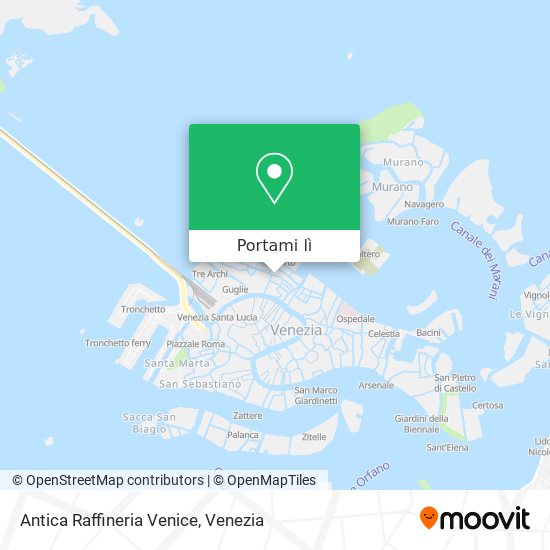 Mappa Antica Raffineria Venice