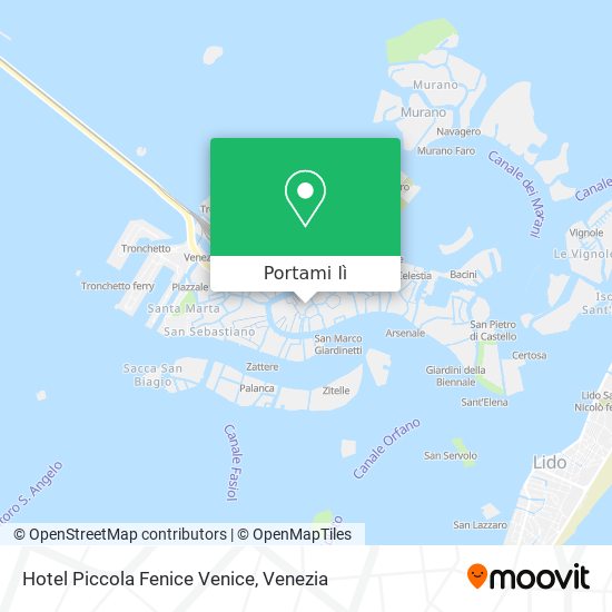 Mappa Hotel Piccola Fenice Venice