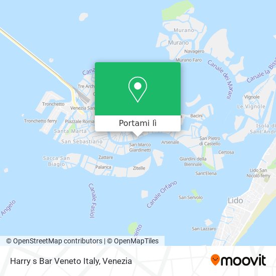 Mappa Harry s Bar Veneto Italy