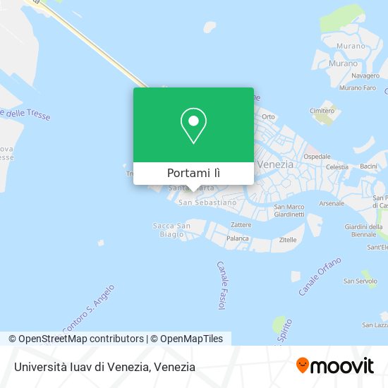 Mappa Università Iuav di Venezia