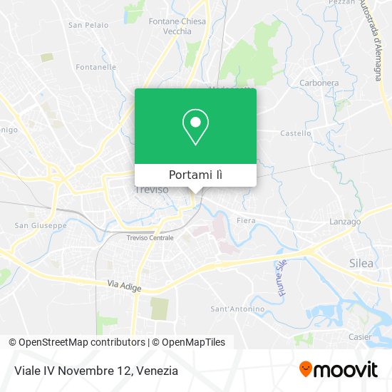 Mappa Viale IV Novembre  12