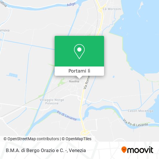 Mappa B.M.A. di Bergo Orazio e C. -
