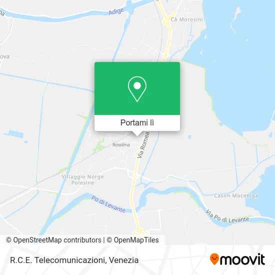 Mappa R.C.E. Telecomunicazioni