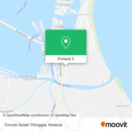 Mappa Circolo Auser Chioggia